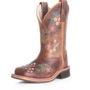 Smoky mountain girls floral cowgirl western boots